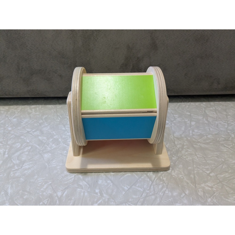 Lovevery Wooden Rainbow Spinner Montessori Baby Toy Tummy Time Activity